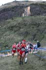 Estevan De La Rosa and Matthew Shirling during the junior mens 4k BUPA Great Edinburgh Cross Country. Photo: David T. Hewitson/Sports for All Pics